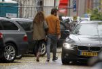 Amsterdam 6 november 2016
Katja Schuurman met haar vriend en aanstaande man Freek van  Noortwijk doen samen boodschappen