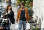 Amsterdam 6 november 2016
Katja Schuurman met haar vriend en aanstaande man Freek van  Noortwijk doen samen boodschappen