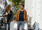 Amsterdam 6 november 2016
Katja Schuurman met haar vriend en aanstaande man Freek van  Noortwijk doen samen boodschappen