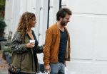 Amsterdam 6 november 2016
Katja Schuurman met haar vriend en aanstaande man Freek van  Noortwijk doen samen boodschappen