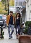 Amsterdam 6 november 2016
Katja Schuurman met haar vriend en aanstaande man Freek van  Noortwijk doen samen boodschappen