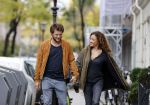 Amsterdam 6 november 2016
Katja Schuurman met haar vriend en aanstaande man Freek van  Noortwijk doen samen boodschappen