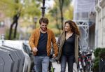 Amsterdam 6 november 2016
Katja Schuurman met haar vriend en aanstaande man Freek van  Noortwijk doen samen boodschappen