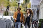 Amsterdam 6 november 2016
Katja Schuurman met haar vriend en aanstaande man Freek van  Noortwijk doen samen boodschappen