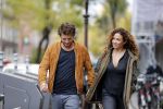 Amsterdam 6 november 2016
Katja Schuurman met haar vriend en aanstaande man Freek van  Noortwijk doen samen boodschappen