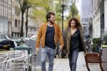 Amsterdam 6 november 2016
Katja Schuurman met haar vriend en aanstaande man Freek van  Noortwijk doen samen boodschappen