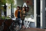 Amsterdam 6 november 2016
Katja Schuurman met haar vriend en aanstaande man Freek van  Noortwijk doen samen boodschappen