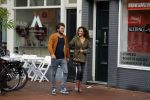 Amsterdam 6 november 2016
Katja Schuurman met haar vriend en aanstaande man Freek van  Noortwijk doen samen boodschappen