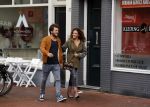 Amsterdam 6 november 2016
Katja Schuurman met haar vriend en aanstaande man Freek van  Noortwijk doen samen boodschappen