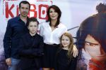 Amsterdam 24 augustus 2016
Premiere Kubo in pathe arena. Kim v Kooten met man Jacob Derwig en hun kinderen