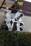 ibiza juli 2016
div abri's op ibiza. Zilveren LOVE kunstwerk