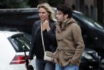 Amsterdam 18 oktober 2016
Myrthe Mylius met haar nieuwe vriend Sebastian Schneberger op terras in Amsterdam en onderweg naar Riviera Maison.