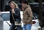 Amsterdam 18 oktober 2016
Myrthe Mylius met haar nieuwe vriend Sebastian Schneberger op terras in Amsterdam en onderweg naar Riviera Maison.