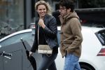 Amsterdam 18 oktober 2016
Myrthe Mylius met haar nieuwe vriend Sebastian Schneberger op terras in Amsterdam en onderweg naar Riviera Maison.