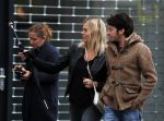 Amsterdam 18 oktober 2016
Myrthe Mylius met haar nieuwe vriend Sebastian Schneberger op terras in Amsterdam en onderweg naar Riviera Maison.