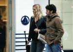 Amsterdam 18 oktober 2016
Myrthe Mylius met haar nieuwe vriend Sebastian Schneberger op terras in Amsterdam en onderweg naar Riviera Maison.