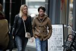 Amsterdam 18 oktober 2016
Myrthe Mylius met haar nieuwe vriend Sebastian Schneberger op terras in Amsterdam en onderweg naar Riviera Maison.