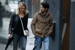 Amsterdam 18 oktober 2016
Myrthe Mylius met haar nieuwe vriend Sebastian Schneberger op terras in Amsterdam en onderweg naar Riviera Maison.