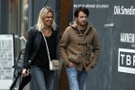 Amsterdam 18 oktober 2016
Myrthe Mylius met haar nieuwe vriend Sebastian Schneberger op terras in Amsterdam en onderweg naar Riviera Maison.