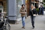 Amsterdam 18 oktober 2016
Myrthe Mylius met haar nieuwe vriend Sebastian Schneberger op terras in Amsterdam en onderweg naar Riviera Maison.