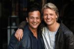 Amsterdam 3 november 2016
Presentatie cd Rene Froger in the harbour Club . Najib Amhali reikt de cd uit. Thomas Berge