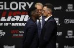 Amsterdam 1 november 2016 
Persconferentie Glory met Badr Hari en Rico Verhoeven in de HMH. Nieky Holzken