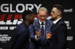 Amsterdam 1 november 2016 
Persconferentie Glory met Badr Hari en Rico Verhoeven in de HMH. Nieky Holzken