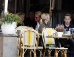 Amsterdam 31 oktober 2016
Patricia Paay met haar vriend Robert Hinfelaar in Amsterdam zuid