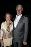 Amsterdam 8 oktober 2016
JFK Gala in the harbour club Amsterdam. Pieter Storms met Nina Brink