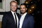 Den Haag 3 november 2016
Opening nieuwe club van Jake Ampel in Den Haag. Remko Harms met vriend en tatoo