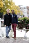 Leiden 20 oktober 2016
Remko Harms met zijn nieuwe vriend Dinesh in Leiden.