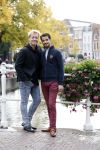Leiden 20 oktober 2016
Remko Harms met zijn nieuwe vriend Dinesh in Leiden.