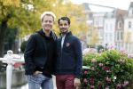 Leiden 20 oktober 2016
Remko Harms met zijn nieuwe vriend Dinesh in Leiden.