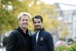 Leiden 20 oktober 2016
Remko Harms met zijn nieuwe vriend Dinesh in Leiden.