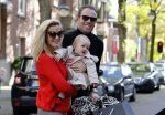 Amsterdam 29 oktober 2016 
Robert doornbos Chantal Bles en hun dochter Jada op de cornelis schuytstraat