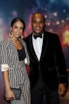 Amsterdam 24 oktober 2016
Premiere Hartenstrijd in Tuschinski. Sharon Doorson en partner Brunno Moneiro Tavares
