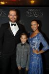 Amsterdam 15 november 2016
Premiere Fantastic beasts in Tuschinski. Sonja Silva met zoon en man Pyke Pos