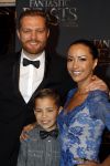 Amsterdam 15 november 2016
Premiere Fantastic beasts in Tuschinski. Sonja Silva met zoon en man Pyke Pos