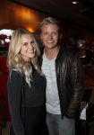 Amsterdam 3 november 2016
Thomas Berge en partner Cassidy Roeks bij presentatie cd Rene Froger