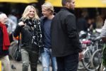 15 Oktober 2016 Thomas Berge met zijn nieuwe vriendin, zangeres Cassidy Roeks