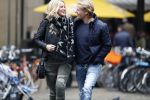 15 Oktober 2016 Thomas Berge met zijn nieuwe vriendin, zangeres Cassidy Roeks