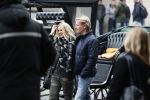 15 Oktober 2016 Thomas Berge met zijn nieuwe vriendin, zangeres Cassidy Roeks