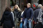 15 Oktober 2016 Thomas Berge met zijn nieuwe vriendin, zangeres Cassidy Roeks