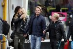 15 Oktober 2016 Thomas Berge met zijn nieuwe vriendin, zangeres Cassidy Roeks