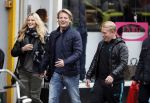 15 Oktober 2016 Thomas Berge met zijn nieuwe vriendin, zangeres Cassidy Roeks
