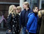 15 Oktober 2016 Thomas Berge met zijn nieuwe vriendin, zangeres Cassidy Roeks