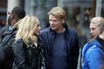 15 Oktober 2016 Thomas Berge met zijn nieuwe vriendin, zangeres Cassidy Roeks