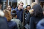 15 Oktober 2016 Thomas Berge met zijn nieuwe vriendin, zangeres Cassidy Roeks
