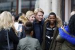15 Oktober 2016 Thomas Berge met zijn nieuwe vriendin, zangeres Cassidy Roeks