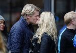 15 Oktober 2016 Thomas Berge met zijn nieuwe vriendin, zangeres Cassidy Roeks